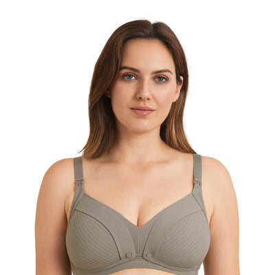 Milimom® Full Coverage Nursing Bra with Front Open Panels