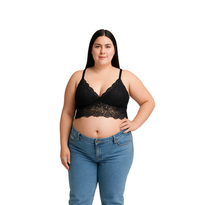 Milimom® Lace Bralette with Adjustable Straps